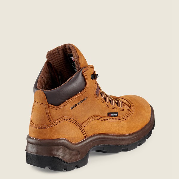 Work Støvler Dame - Red Wing Flexbond - 5-Inch Waterproof Safety Toe - Brune - XOYDGB-241